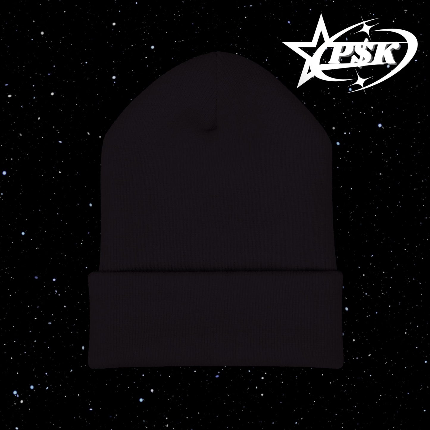 classic beanie (white text) (d2)