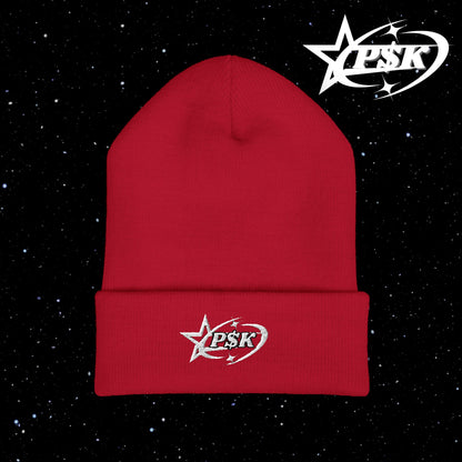 classic beanie (white text) (d2)