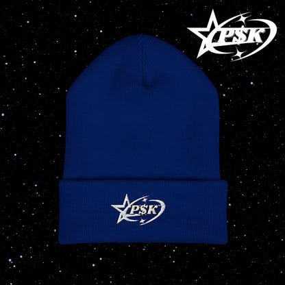 classic beanie (white text) (d2)