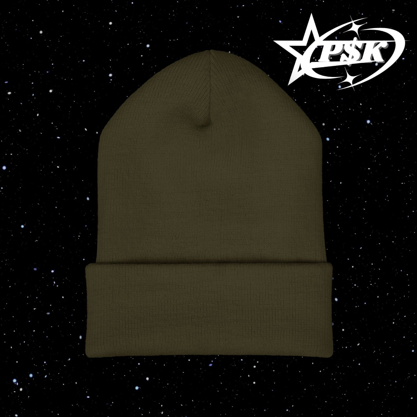 classic beanie (white text) (d2)