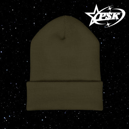 classic beanie (white text) (d2)