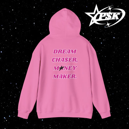 classic hoodie (pink text) (d2)